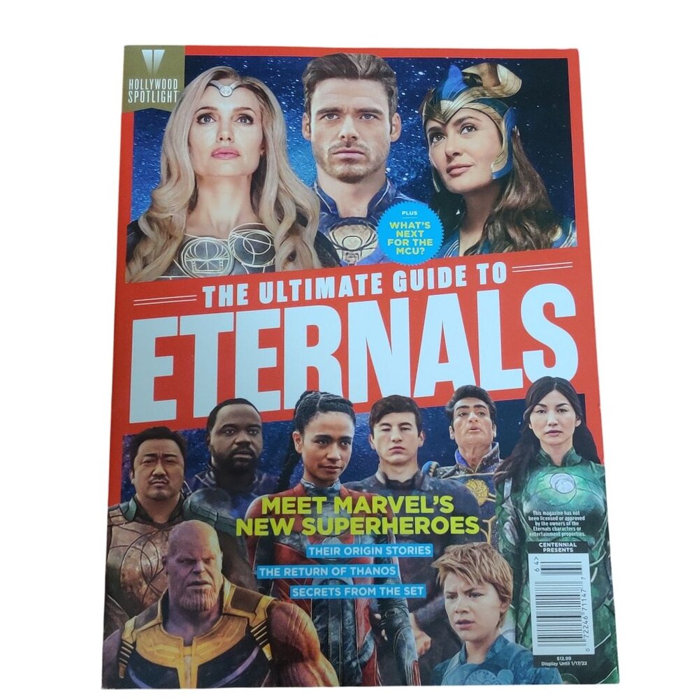Marvel Eternals Collector Magazine Hollywood Spotlight MCU Thanos NEWBrand new,